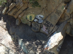 graffiti del cañón de santa paula